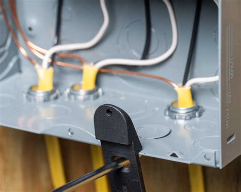 electrical knockout boxes|open knockouts in electrical panels.